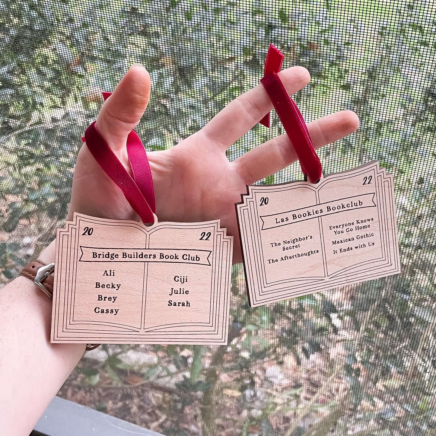 A Year In Books Ornament | Book Club + Literature Gift